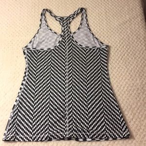 Nike Tops - Nike DryFit G87 black & white ikat racer back tank Nike Tops - Nike DryFit G87 black & white ikat racer back tank